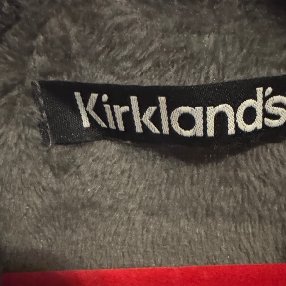 Kirklands Gray Plush Robe - Picture 3 of 3
